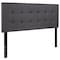 Flash Furniture Full Upholstered, Headboard, Gray Vinyl HG-HB1705-F-GY-GG - alternate 6